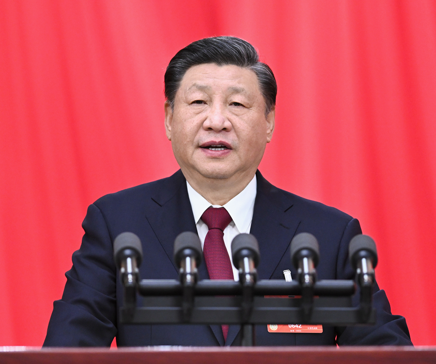 3月13日，第十四屆全國(guó)人民代表大會(huì)第一次會(huì)議在北京人民大會(huì)堂閉幕。中共中央總書記、國(guó)家主席、中央軍委主席習(xí)近平發(fā)表重要講話。 